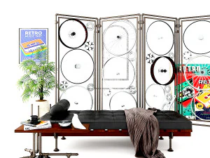 Daybed and Partition DP2 3D Model