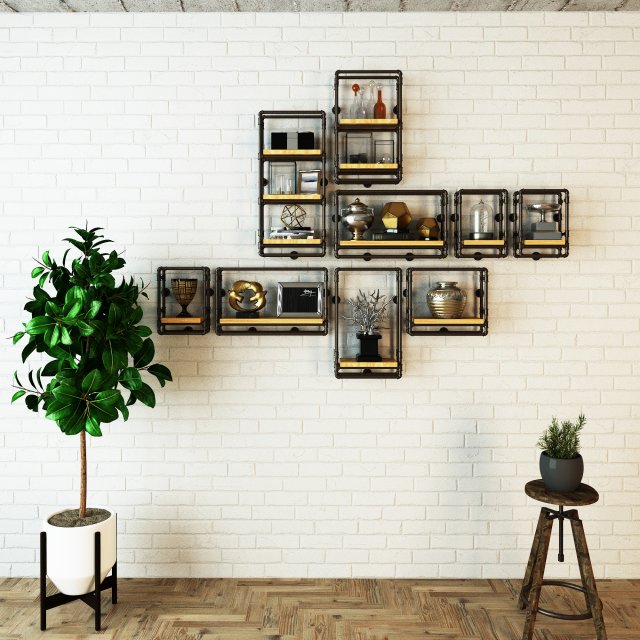 Shelfmate SM2 3D Model .c4d .max .obj .3ds .fbx .stl .blend 