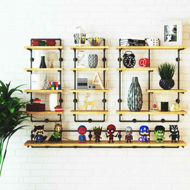 Shelfmate SM4 3D Model .c4d .max .obj .3ds .fbx .stl .blend 