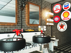 Washbowl P6 Modello 3D