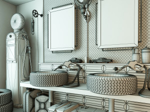 Washbowl P6 Modello 3D