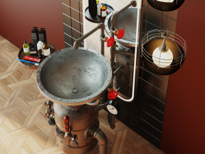 Washbowl P8 3D Model