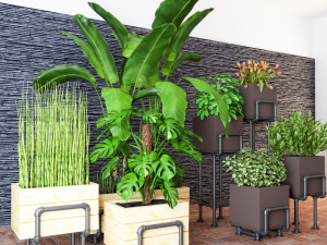 Planter Box PB1 3D 모델