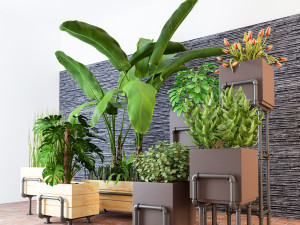 Planter Box PB1 3D 모델