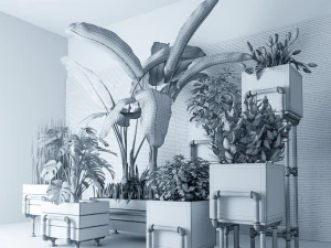 Planter Box PB1 3D Model