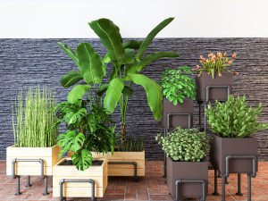 Planter Box PB1 3D 모델