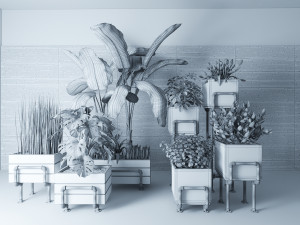 Planter Box PB1 3D 모델