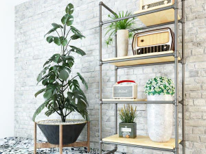 Planter Rack PB2 3D Model