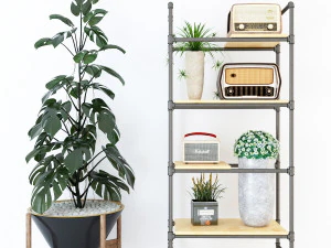 Planter Rack PB2 3D Model