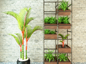 Planter Rack PB3 Model 3D