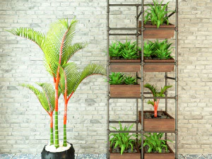 Planter Rack PB3 3D Model