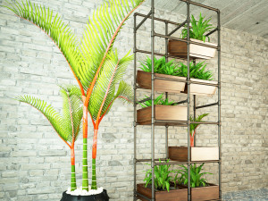 Planter Rack PB3 Model 3D