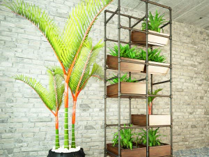 Planter Rack PB3 3D Model