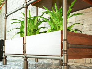 Planter Rack PB3 Model 3D