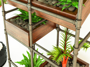 Planter Rack PB3 Model 3D