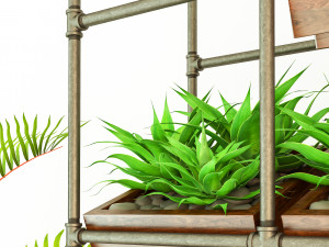 Planter Rack PB3 Model 3D