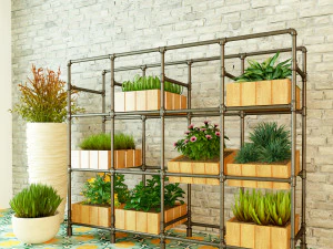 Planter Rack PB4 3D Model