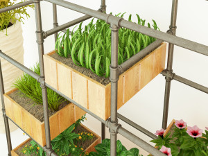 Planter Rack PB4 3Dモデル