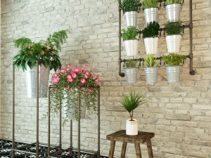 Planter Rack PB5 Model 3D