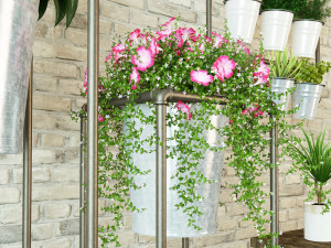 Planter Rack PB5 Model 3D