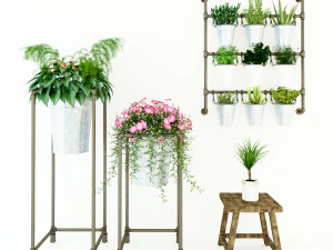 Planter Rack PB5 3D Model