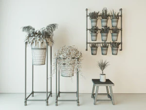 Planter Rack PB5 3D Model