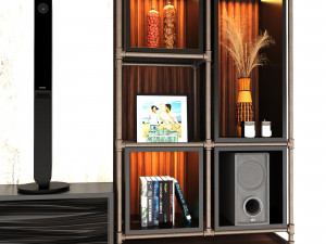 TVs cabinet TC9 3D 모델
