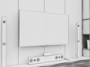TVs cabinet TC9 3D 모델