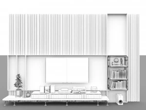 TVs cabinet TC10 3D Model