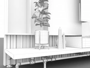 TVs cabinet TC10 3D Model
