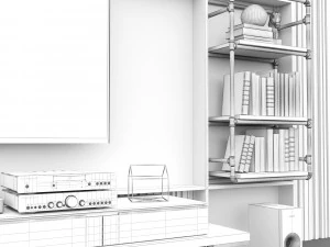 TVs cabinet TC10 3D Model