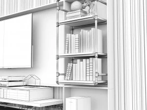 TVs cabinet TC10 3D Model