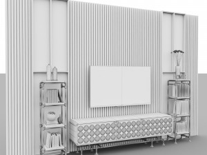 TVs cabinet TC11 3D 모델