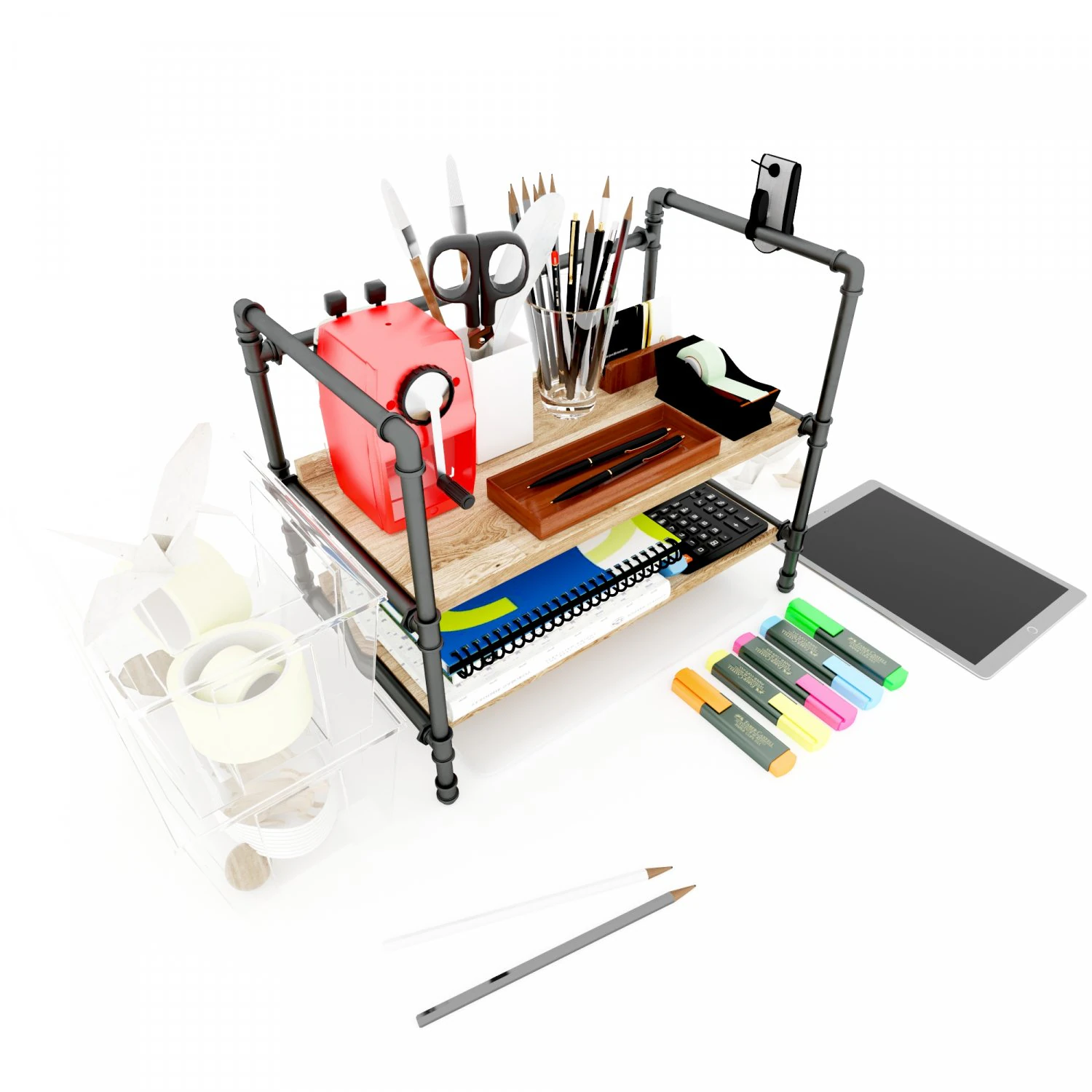 Docking Stationery DS2 3D Model .c4d .max .obj .3ds .fbx .stl .blend 
