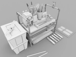 Docking Stationery DS2 3D Model