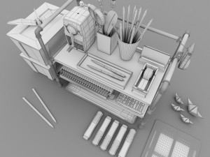 Docking Stationery DS2 Modelo 3D