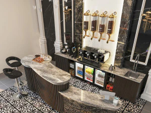 Caf&eacute;-bar CB08 Modèle 3D