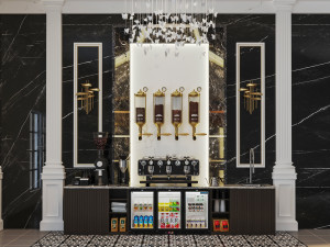 Coffee Bar CB08 3D Model