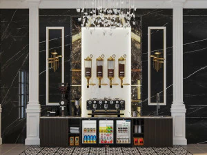 Caf&eacute;-bar CB08 Modèle 3D