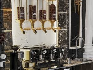 Coffee Bar CB08 3D Model