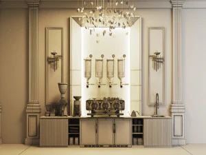 Caf&eacute;-bar CB08 Modèle 3D