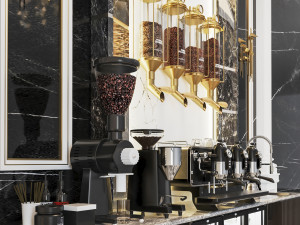 Coffee Bar CB08 3D Model