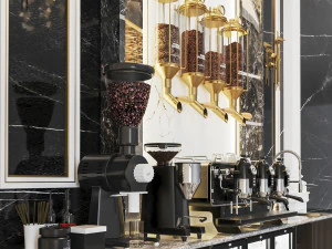 Caf&eacute;-bar CB08 Modèle 3D