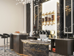 Coffee Bar CB08 3D Model