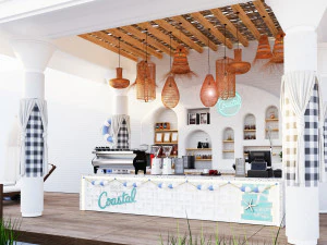 Coffee Bar CB09 3D Model