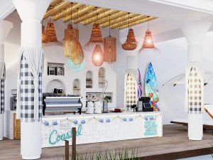Coffee Bar CB09 3D Model