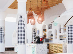 Coffee Bar CB09 3D Model