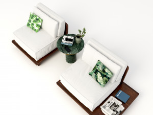 Vintage Sofa VS2 Model 3D