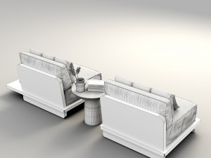 Vintage Sofa VS2 Model 3D