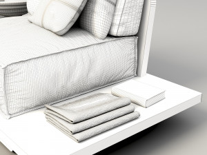 Vintage Sofa VS2 Model 3D